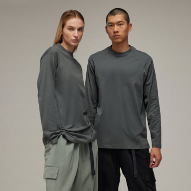 T-shirt à manches longues Y-3 vert Y-3