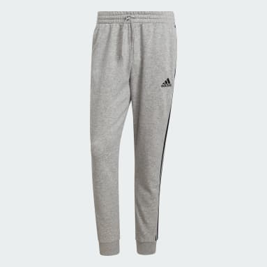 Adidas Essentials French Terry Tapered-Cuff 3-Stripes Pants