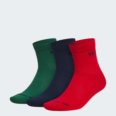 Originals Green Originals Trefoil 2.0 3-Pack High Quarter Socks