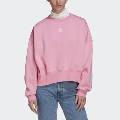 Ženy Originals růžová Mikina Adicolor Essentials Fleece