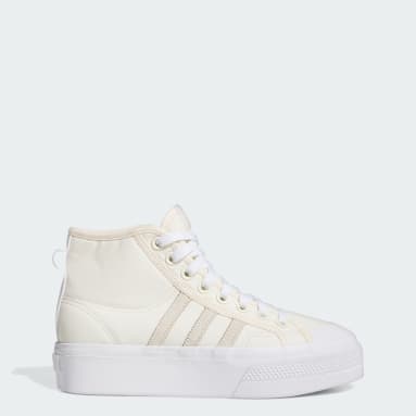 Chaussure Nizza Platform Mid Beige Femmes Originals