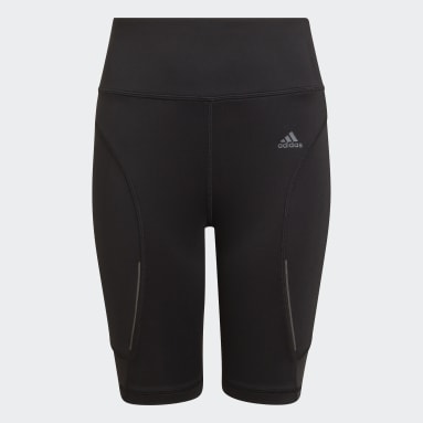 Meisjes Fitness En Training zwart AEROREADY HIIT Korte Legging