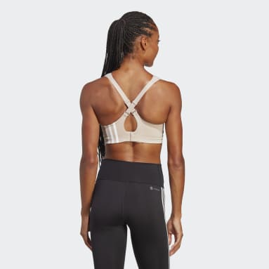 Women Gym & Training Brown TLRD 임팩트 트레이닝 하이 서포트 브라