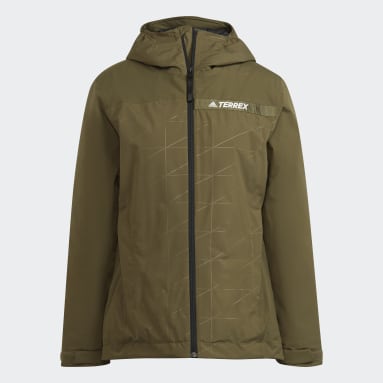 Veste de pluie Terrex Multi RAIN.RDY Primegreen Insulated 2L Vert Femmes TERREX