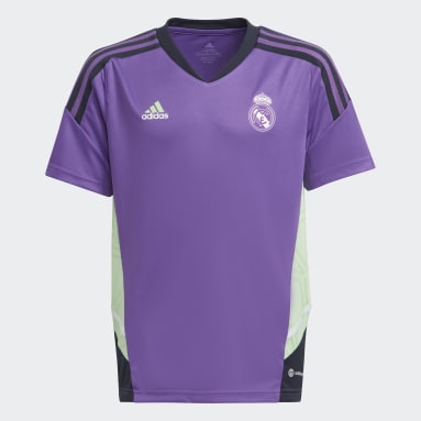 Youth Soccer Purple Real Madrid Condivo 22 Training Jersey