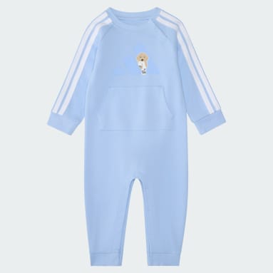 Long Sleeve 3-Stripe Puppy Coverall