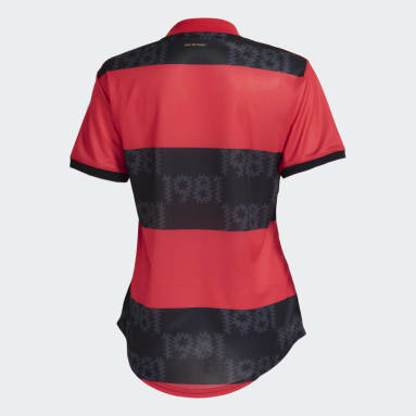 Camisa 1 CR Flamengo 21/22 Vermelho Mulher Futebol