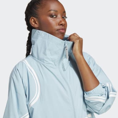 Women adidas_by_stella_mccartney Blue 스텔라 트루페이스 우븐 재킷