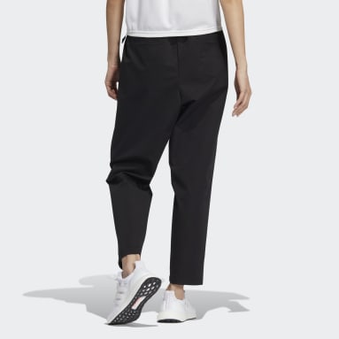 Slacks and Chinos Slacks and Chinos adidas Originals Trousers Womens Trousers Grey adidas Originals Logo Slim Pants in Black 
