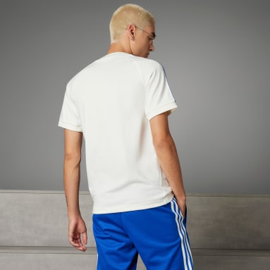 Voetbal wit Italië Adicolor Classics 3-Stripes T-shirt