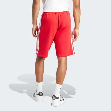 Men's Originals Red Adicolor 3-Stripes Shorts