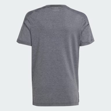 Boys Sportswear Black Training AEROREADY Heather Tee Kids