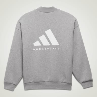 Sudadera cuello redondo Basketball Heather