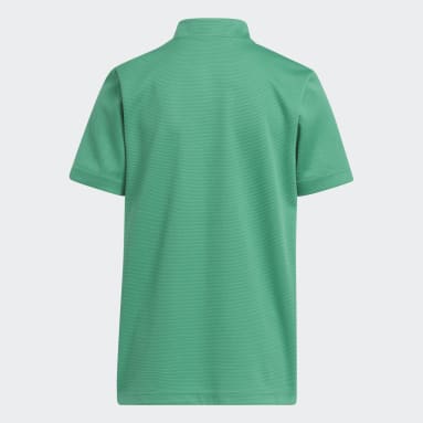 Youth Golf Green Sport Collar Polo Shirt