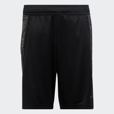 Short chiné AEROREADY noir Adolescents 8-16 Years Sportswear