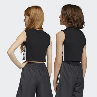 Débardeur Adicolor Crop noir Adolescents 8-16 Years Originals