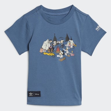 Infant & Toddlers 0-4 Years Originals Blue Disney Mickey and Friends Tee