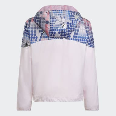 Girls sportswear White Dance Windbreaker