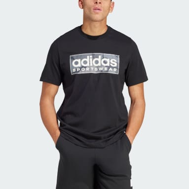 Camiseta Camo Linear Graphic Negro Hombre Sportswear