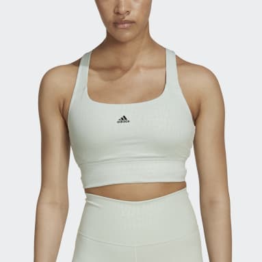 ADIDAS BY STELLA MCCARTNEY TRUEPURPOSE MEDIUM SUPPORT PRINTED BRA