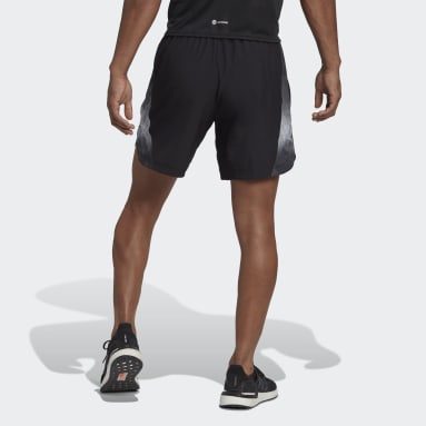 Men HIIT Black Designed for Movement AEROREADY HIIT Graphic Training Shorts