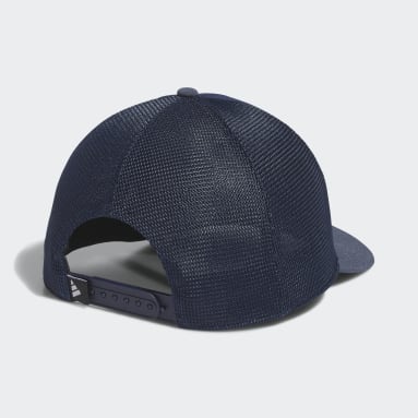 Men Golf Blue Two-in-One Hat with Removable Patch