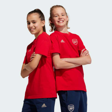Barn Fotboll Röd Arsenal T-shirt