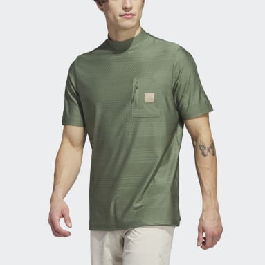 Men Golf Green Adicross Pocket Golf Polo Shirt