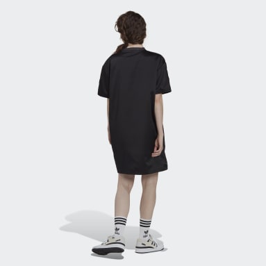 Vestido Remera Always Original Laced Negro Mujer Originals