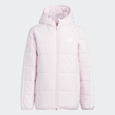Casaco Acolchoado 3-Stripes – Criança Rosa Criança Sportswear