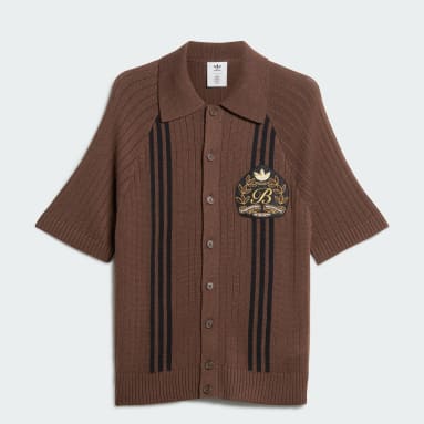 Camiseta A.Blondey Engineer Knit Skateboarding Marrom Homem Originals