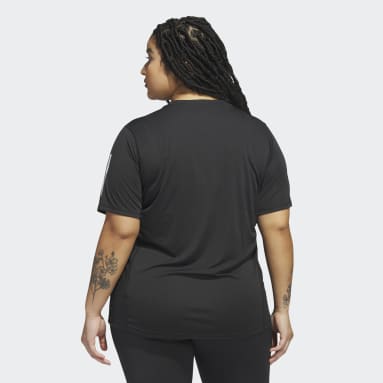 Camiseta Own the Run (Plus Size) Preto Mulher Running