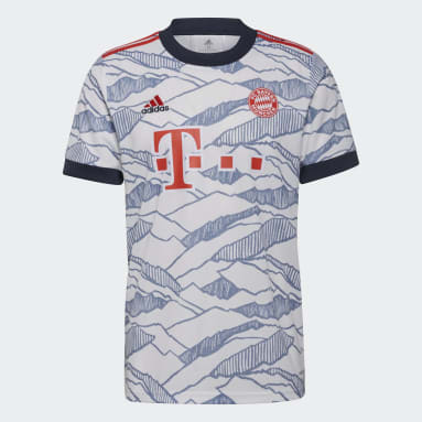Camiseta Tercer Uniforme FC Bayern 21/22 Blanco Hombre Fútbol