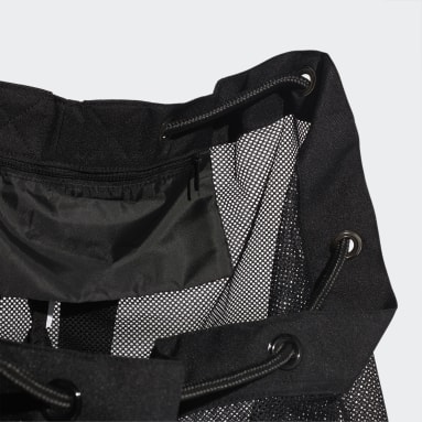Bolso de Malla para Balón Negro Hockey