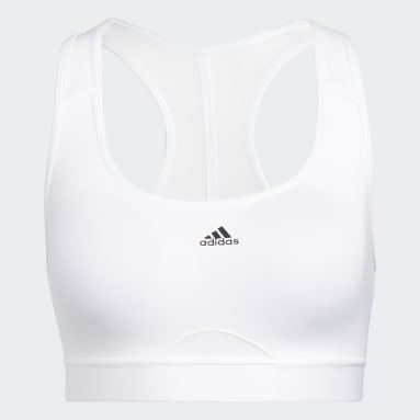Sujetador Powerreact Training Medium-Support Blanco Mujer Tenis
