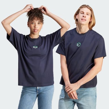 Sportswear Blue Emblem Graphic Tee (Gender Neutral)