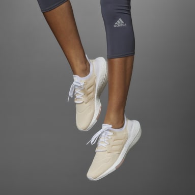 Women Running Beige Ultraboost 22 Shoes