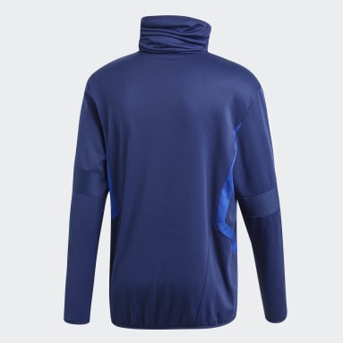 Haut Tiro 19 Warm Bleu Hommes Fitness Et Training