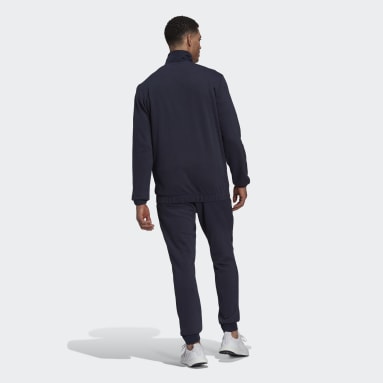Άνδρες Sportswear Μπλε Satin French Terry Track Suit