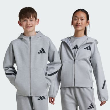 Áo Track Jacket Có Mũ Và Khóa Kéo Dọc Thân adidas Z.N.E. Trẻ Em
