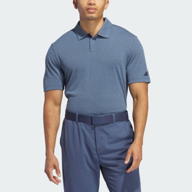 Men's Golf Blue Ultimate365 Tour HEAT.RDY No-Show Polo Shirt