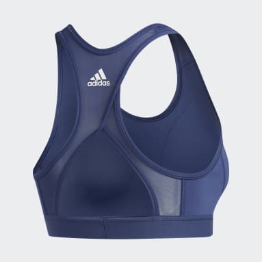 Top Deportivo Don't Rest 3 Franjas Azul Mujer Training