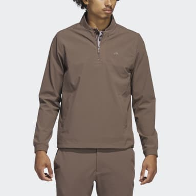 Men's Golf Brown Ultimate365 Tour Stretch Golf Pullover