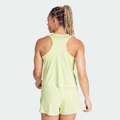 Camiseta sin mangas AEROREADY Hyperglam Verde Mujer Gimnasio Y Entrenamiento