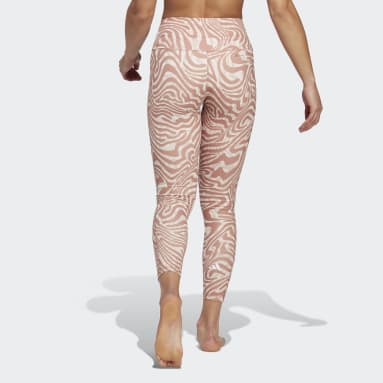 Yoga Essentials Printed 7/8 Tights Brun