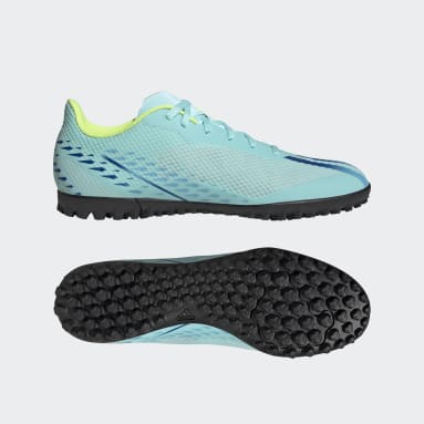 Botas de Futebol X Speedportal.4 — Piso sintético Azul Futebol