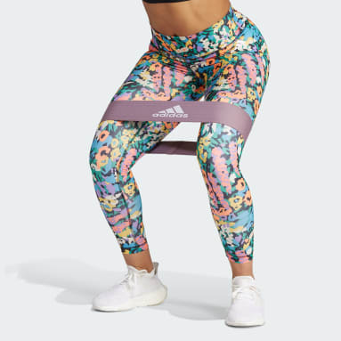 Legging 7/8 Cintura Alta Estampada Train Essentials Bege Mulher Training