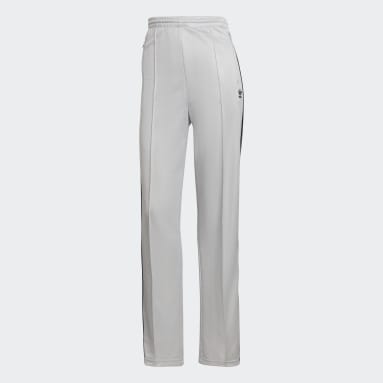 Women Originals Silver Adicolor Classics High-Shine Straight-Leg Track Pants