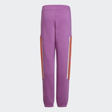 Κορίτσια Sportswear Μωβ Essentials Brand Love Print Warm Pants