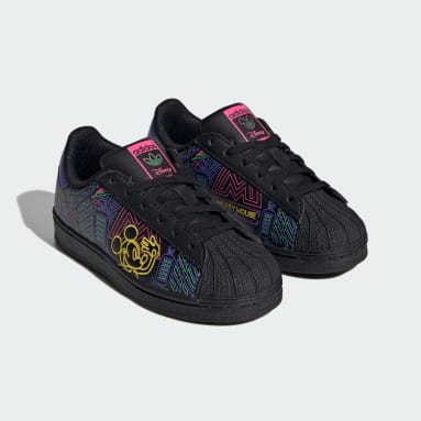 Tenis Superstar adidas Originals x Disney Mickey Kids Negro Niño Originals